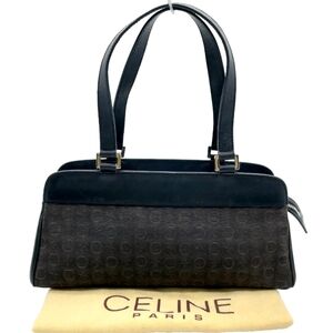 Celine Black Macafaml Shoulder Bag Authentic, In Excellent Condition